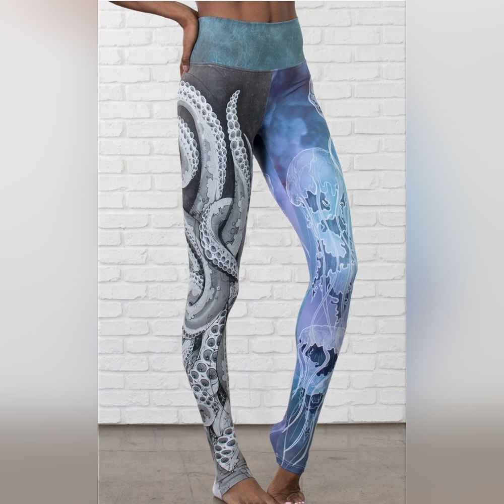Eagle Rock Werkshop Sea MASHUP - Athleisure Leggings, Size M
